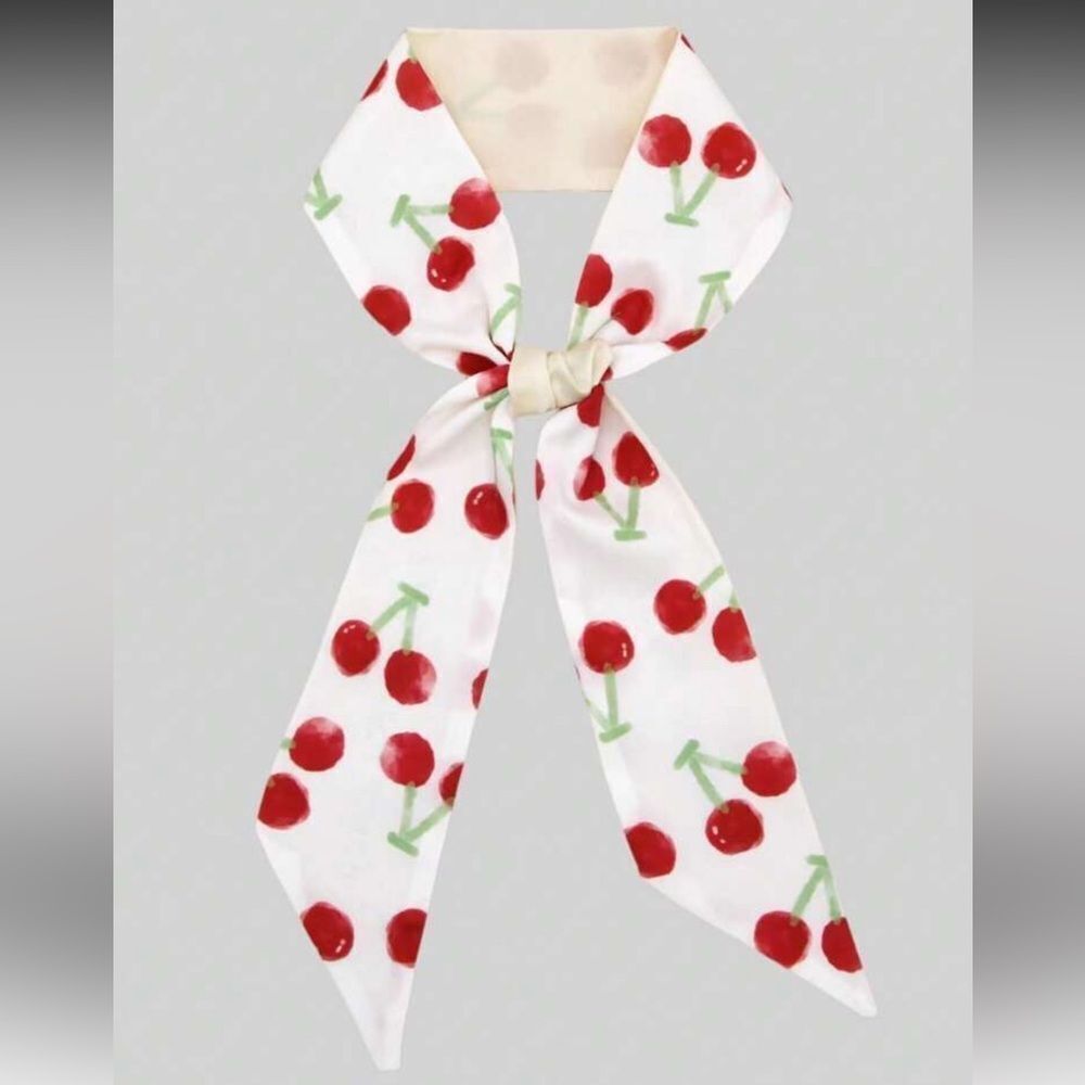 Cherry Print Scarf A1422